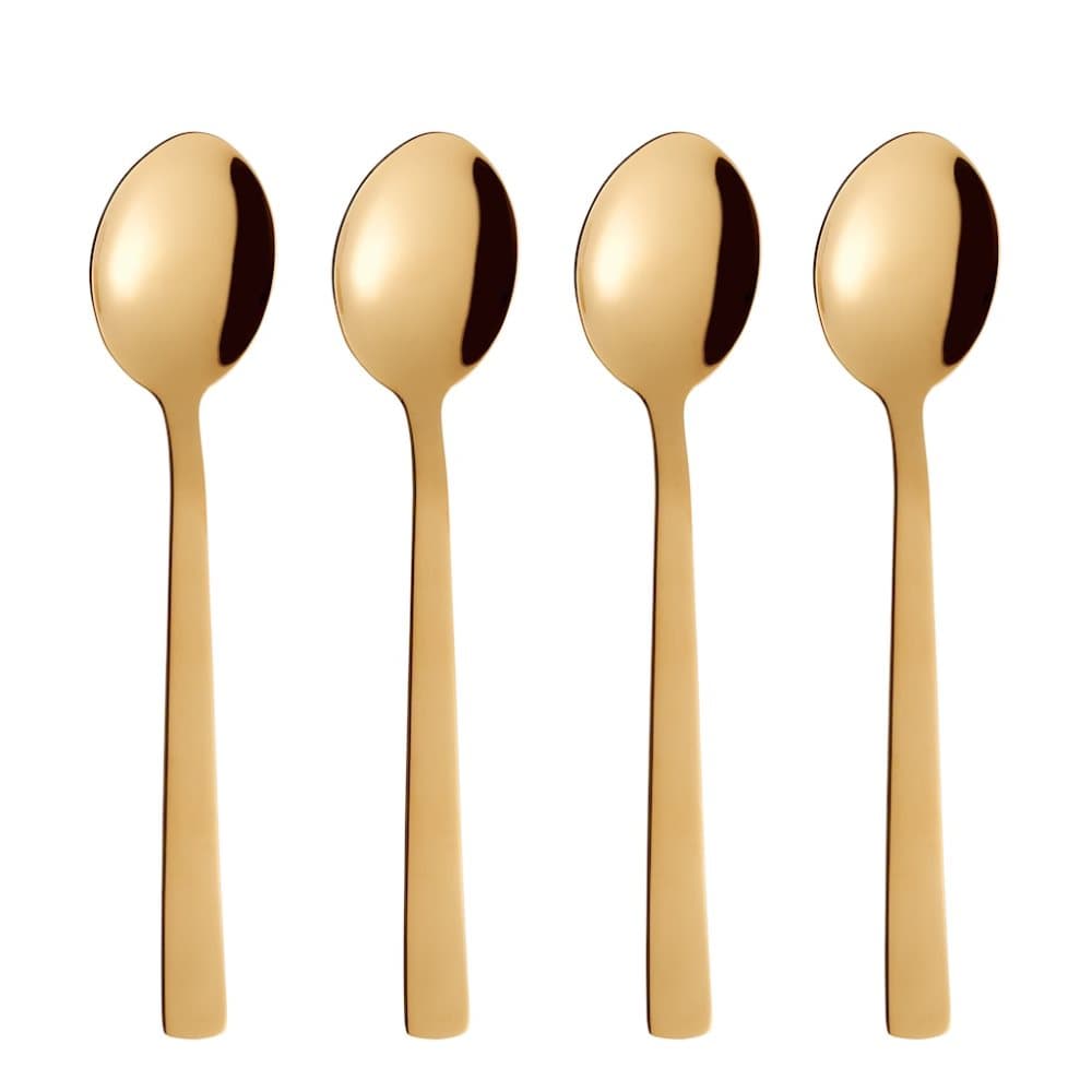 Raw Cutlery Sked 4-pack Presentask Guld