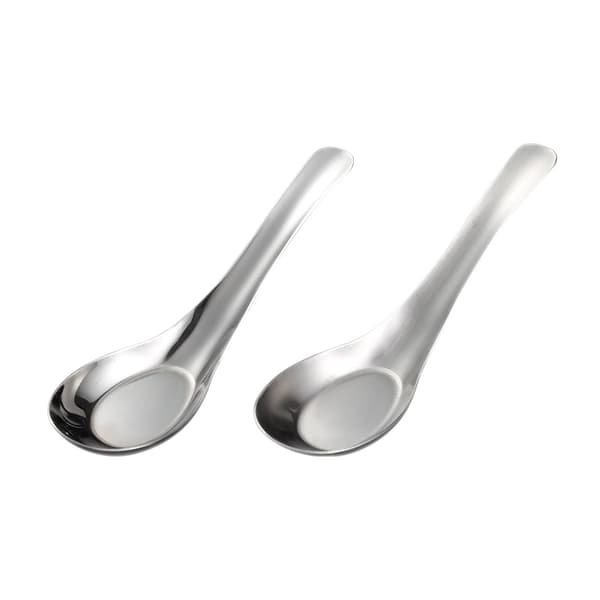Asiatisk Soppsked - Rostfritt Stål 2-pack