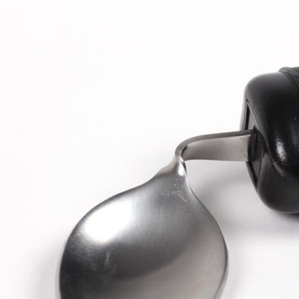 Säkert grepp tippande kaffesked Svart 3,5 cm