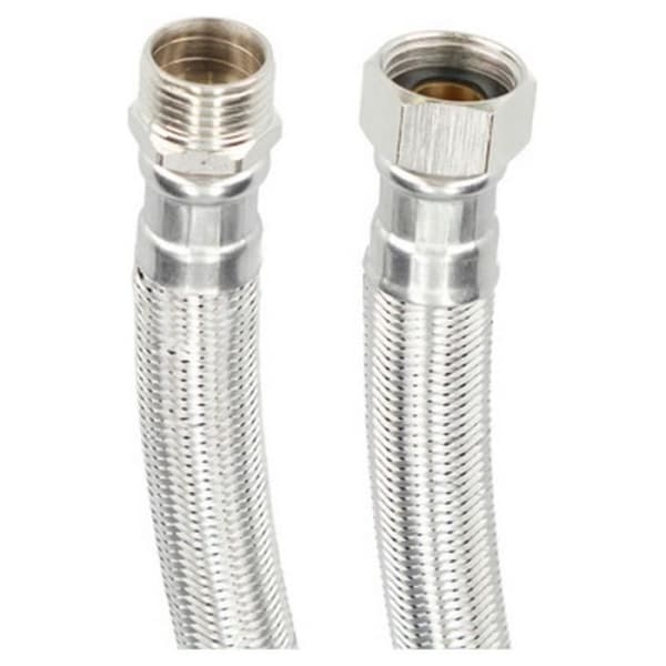 Tubo Fontastock Rostfritt stål AISI 304 EPDM Hananslutning 1-2- Honanslutning 1-2 25 cm