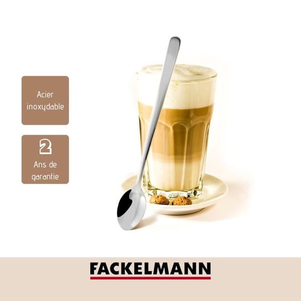 Tesked - Fackelmann - Set om 3 - Längd 20 cm - Rostfritt stål - Diskmaskinssäker