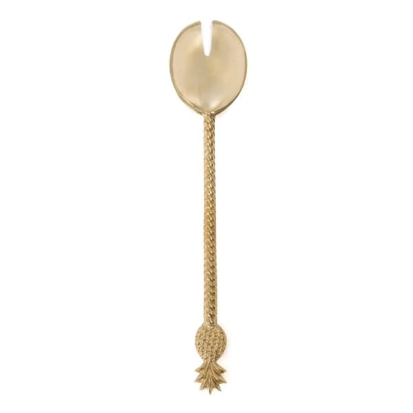 Ananas Salladsbestick - Guld