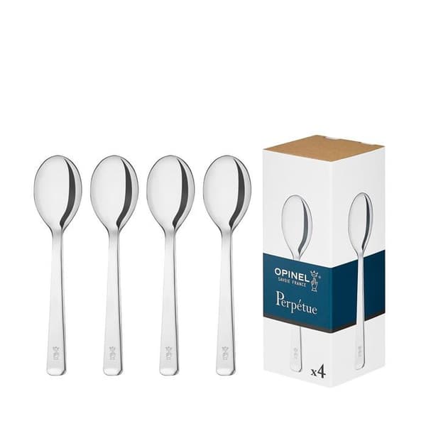 Matkapspid - Opinel - Perpetue - Rostfritt stål - Modern design - Förpackning med 4