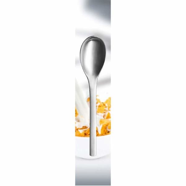 Bordssked Puresigns - 3010229 - Ett extra set med 2 spannmålsskedar i rostfritt stål Matt silver 16,50 cm