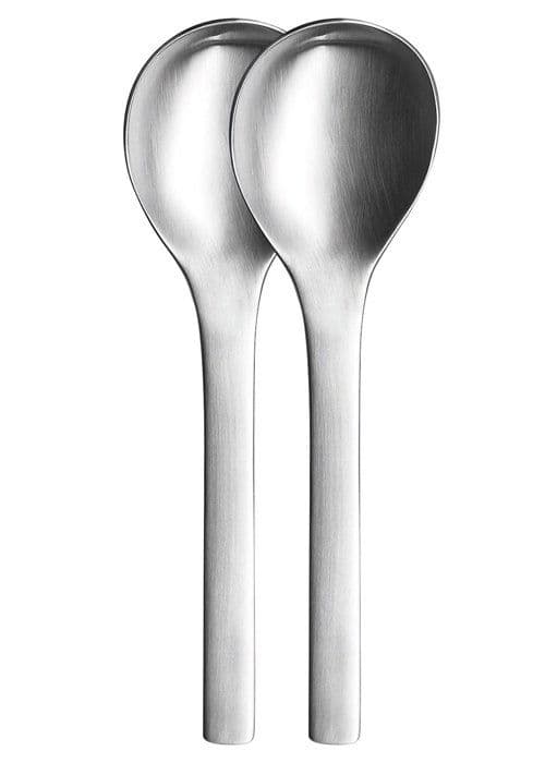 Bordssked Puresigns - 3010229 - Ett extra set med 2 spannmålsskedar i rostfritt stål Matt silver 16,50 cm