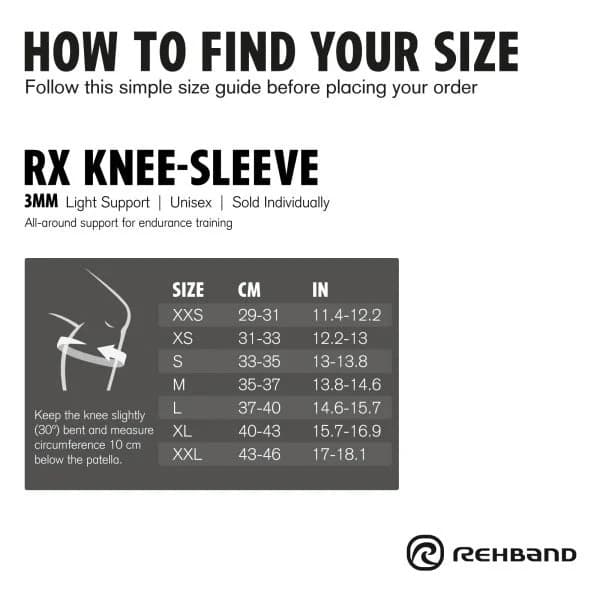 Rehband RX Knee 3mm