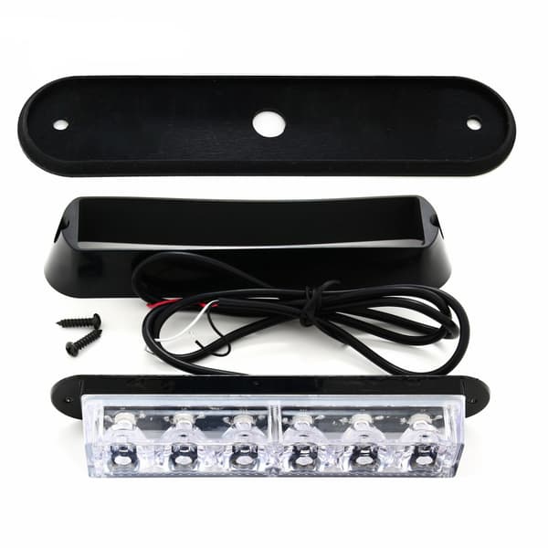 Kraftig 6 LED Vanntett Strobe lys