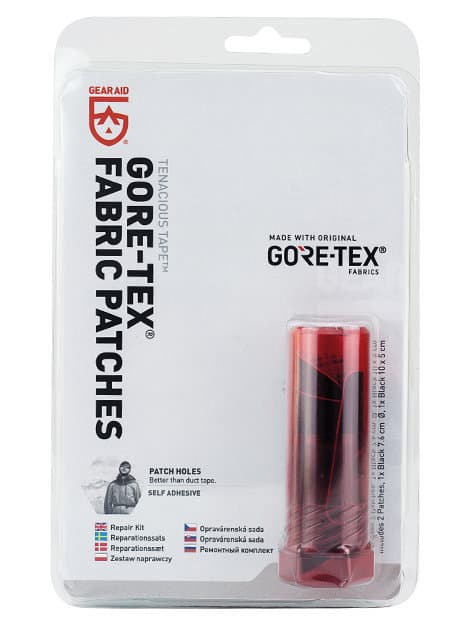 GEAR AID GORE-TEX FABRIC PATCHES 2-pack, lagningslappar för Gore-Tex