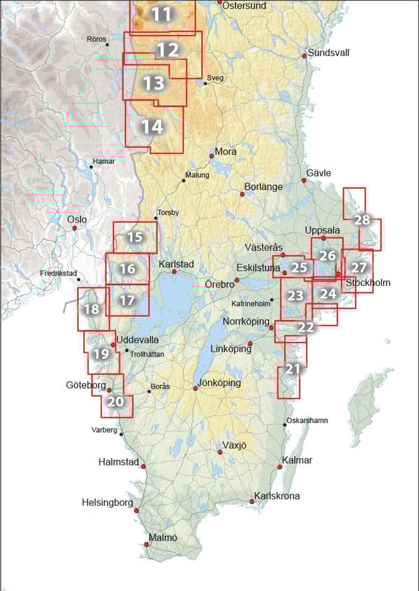 kartor, OUTDOORKARTAN Svinesund-Strömstad-Hamburgsund,