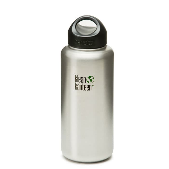 KLEAN KANTEEN 1182 ML WIDE borstat stål med öglekork