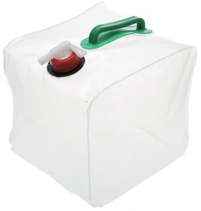 vattendunk hopfällbar, BRIV VATTENBEHÅLLARE MED HANDTAG OCH TAPP 12L