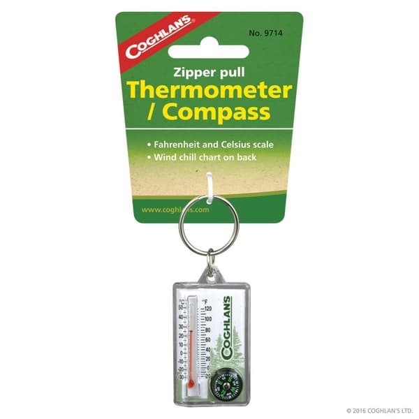 mini termometer med köldeffekt och kompass,  COGHLANS CG9714