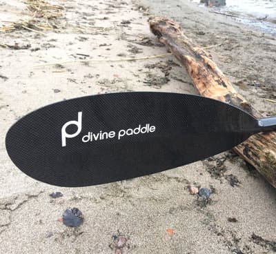 kajakpaddel fullcarbon, DIVINE PADDLE CARBON PRO 215-225 cm