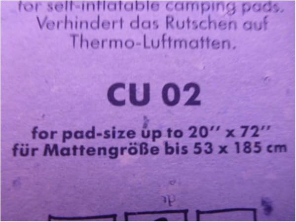 överdrag liggunderlag, COCOON PAD COVER, passar Therm-a-rest Exped, 185 x 53 cm