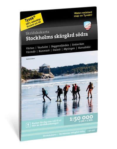 skridskokarta Stockholms skärgård, CALAZO STOCKHOLMS SKÄRGÅRD SÖDRA 1:50.000
