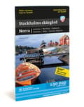 Miniatyrbild 1 av 3: CALAZO Stockholms skärgård - Norra 1:50.000, kustkarta, paddelkarta