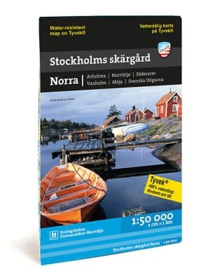 CALAZO Stockholms skärgård - Norra 1:50.000, kustkarta, paddelkarta