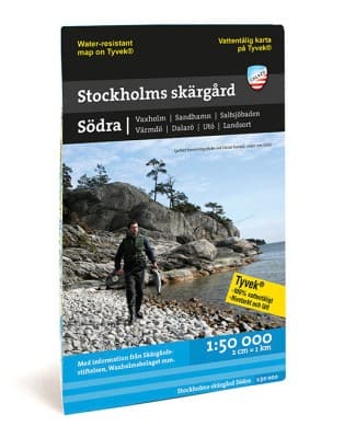 CALAZO Stockholms skärgård - Södra 1:50.000, kustkartor, kartor kajak