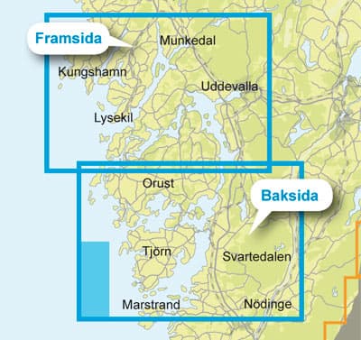 Calazo Sodra Bohuslan 1 50 000 Kustkarta Paddelkarta Cdon