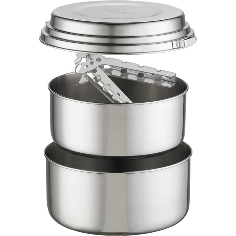kastrullset rostfritt stål, MSR ALPINE 2 POT SET STAINLESS STEEL