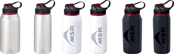MSR ALPINE BOTTLE 0.75 L Steinless,  kompatibel med MSR Trailshot vattenfilter