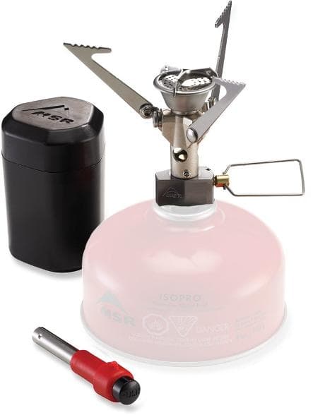gasbrännare, piezo, MSR MICROROCKET + MSR HANDHELD PIEZO IGNITOR
