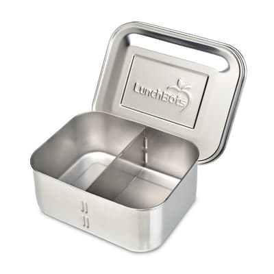 matlåda rostfritt stål, LUNCHBOTS DUO DJUP 2-fack Steinless