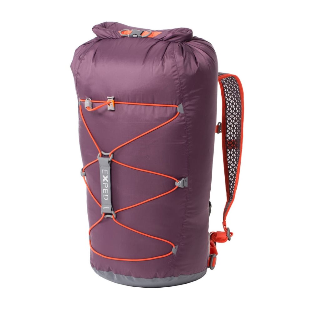 vattentät lättvikstryggsäck, EXPED CLOUDBURST 25L DARK VIOLET