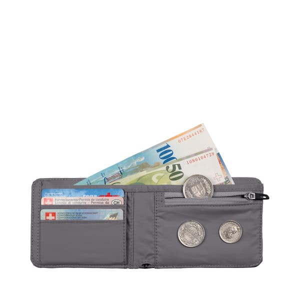 reseplånbok, MAMMUT FLAP WALLET MÉLANGE Dark Lava