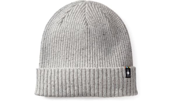 stickad mössa merinoull, SMARTWOOL LARIMER CUFF HAT White Donegal