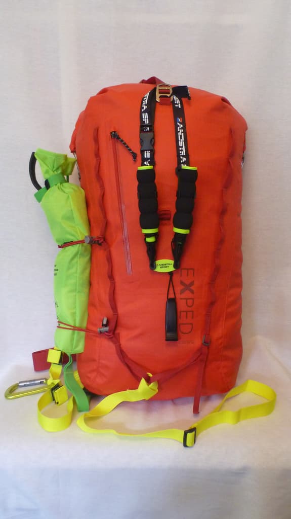 Exped Black Ice 45L + Zandstra tillbehör, ryggsäckspaket långfärdsskridskor
