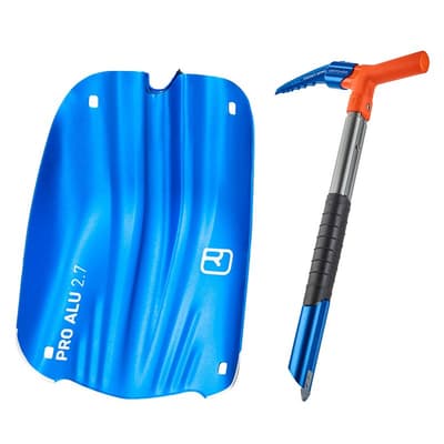 ORTOVOX PRO ALU III + POCKET SPIKER, spade som kan göras om till isyxa