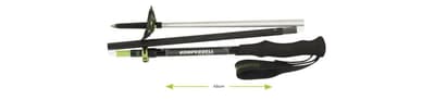vandringsstavar carbon, KOMPERDELL CARBON ULTRALIGHT VARIO 4, 120-145 cm