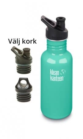 KLEAN KANTEEN 532 ML CLASSIC SPORT KORK Sea Crest