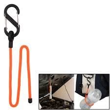 NITE IZE GEAR TIE CLIPPABKLE TWIST TIE 12" , gummerad böjbar vajer med s-karbin