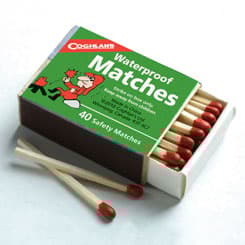 vattentåliga tändstickor, COGHLANS WATERPROOF MATCHES 1O-PACK CG529