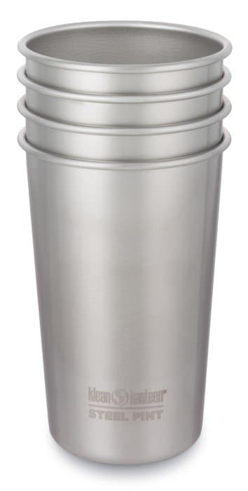 KLEAN KANTEEN STEEL CUP 473 ML 4-PACK BRUSHED STEINLESS