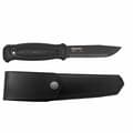 Miniatyrbild 1 av 2: MORAKNIV GARBERG BLACK CARBON MED LÄDERSLIDA 13100
