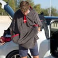Miniatyrbild 2 av 5: RED RIDE 10.6, RED SPORT, RED MENS LUXURY TOWELLING ROBE L, handduksponcho