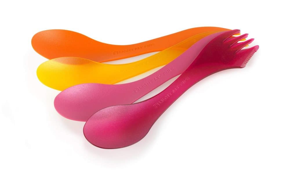 LIGHT MY FIRE 4-PACK SPORK klassiska storleken orange/fuchsia/yellow/cerise