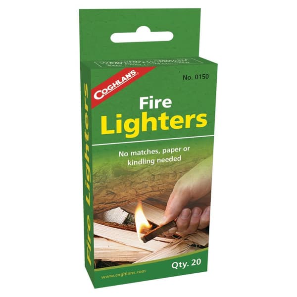 braständare, COGHLANS FIRE LIGHTERS 20-pack CG0150