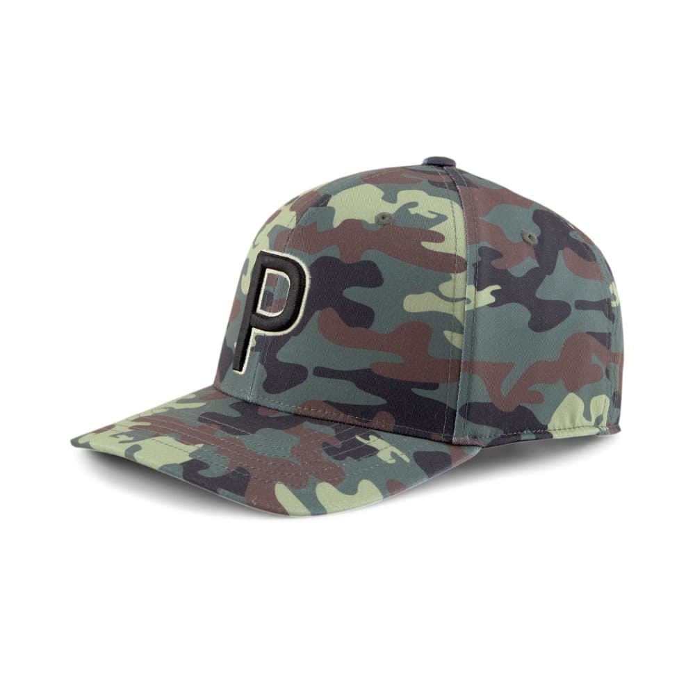 Puma Golf P110 Snapback Cap Camo Thyme