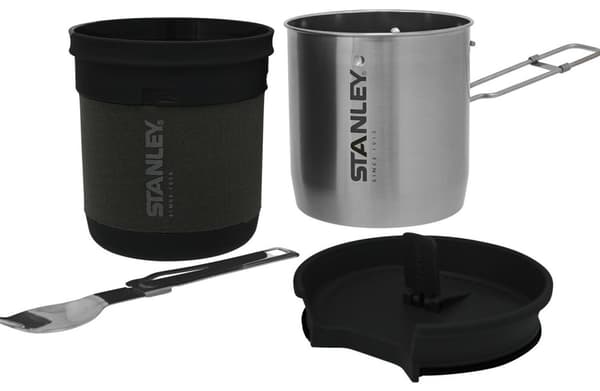 STANLEY ADVENTURE COMPACT COOK SET 0.7L, kokärl rostfritt stål