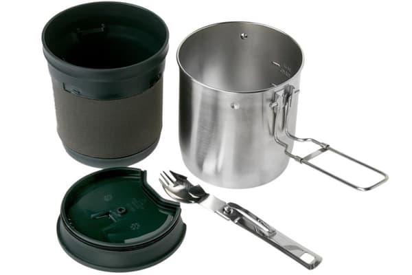 STANLEY ADVENTURE COMPACT COOK SET 0.7L, kokärl rostfritt stål