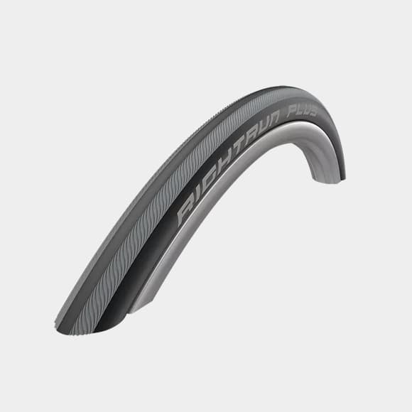 Rullstolsdäck Schwalbe RightRun Plus Grey Stripes Black 'n' Roll SmartGuard 25-540 (24 x 1.00)