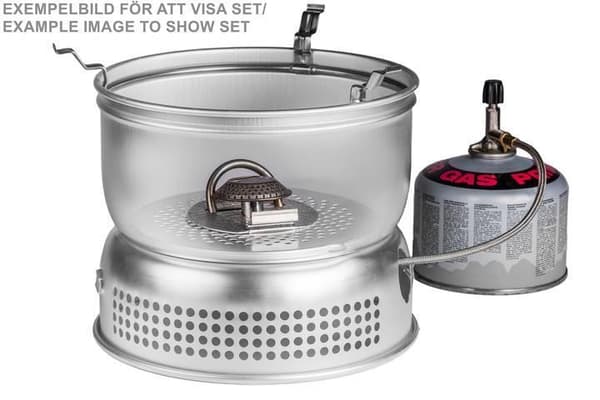 TRANGIA 25-5 UL Non-stick, Välj spritbrännare eller gasolbrännar i scroll-listan