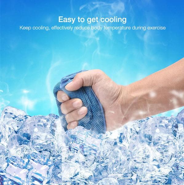 Cooling Towel Cooling towel Sports towel Cooling towel Blue