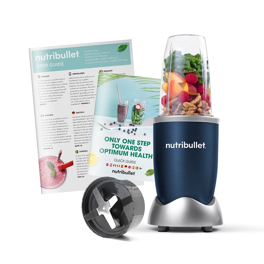 nutribullet 600W (Navy Blue, 3-delar, Mixer/Blender)