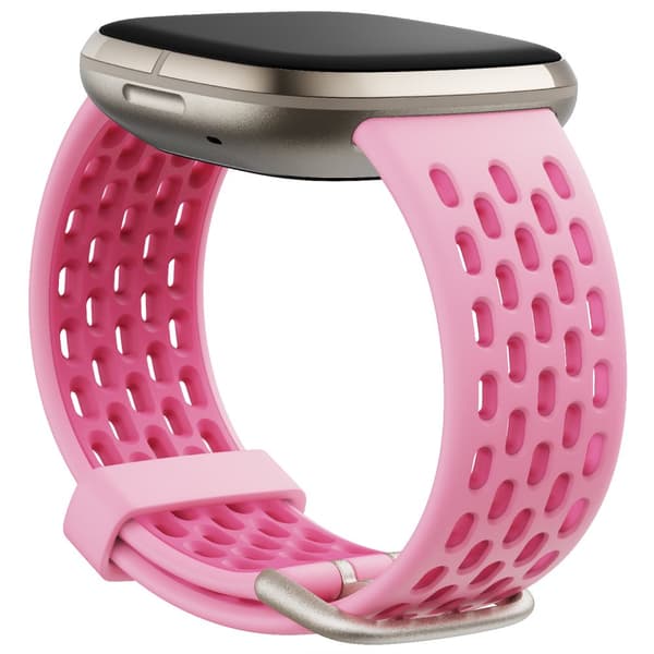 Fitbit Versa 3/Sense Sport Band Blush/Desert Bloom L