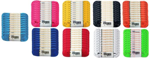UNLMTD Waxed Pro Hockey Laces 20 pairs Pack